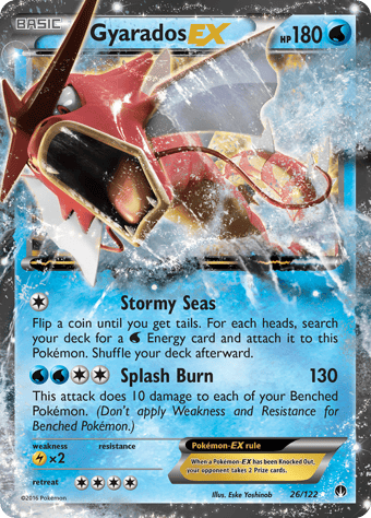 Gyarados-EX BREAKpoint Pokemon Card