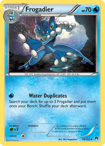 Frogadier BREAKpoint Pokemon Card