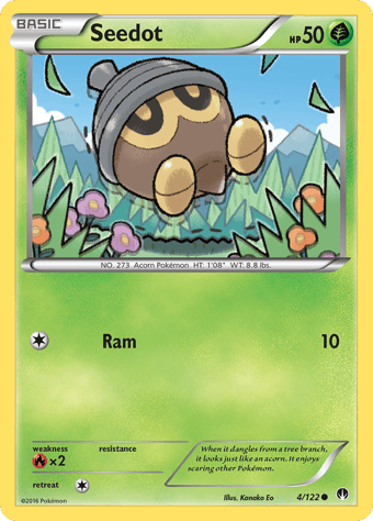 Seedot BREAKpoint Pokemon Card