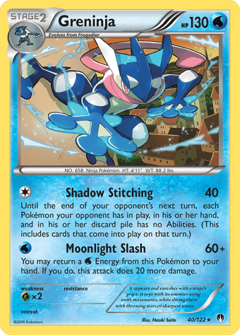 Greninja BREAKpoint Pokemon Card