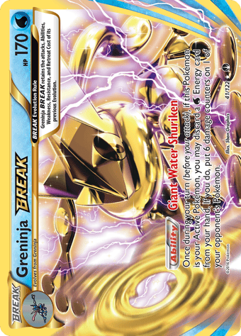 Greninja BREAK BREAKpoint Pokemon Card