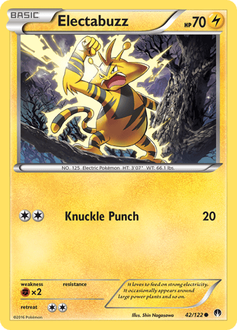 Electabuzz BREAKpoint Pokemon Card