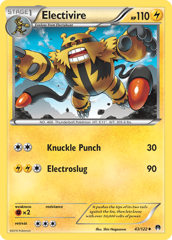 Electivire BREAKpoint Pokemon Card