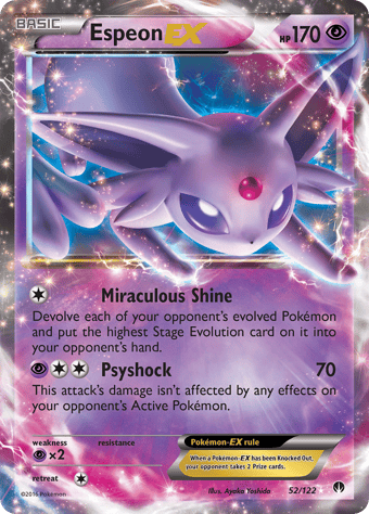 Espeon-EX BREAKpoint Pokemon Card
