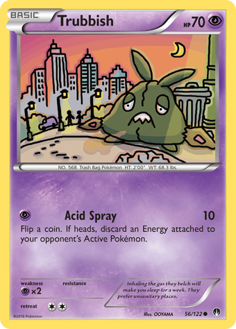 Trubbish BREAKpoint Pokemon Card