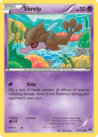 Skrelp BREAKpoint Pokemon Card