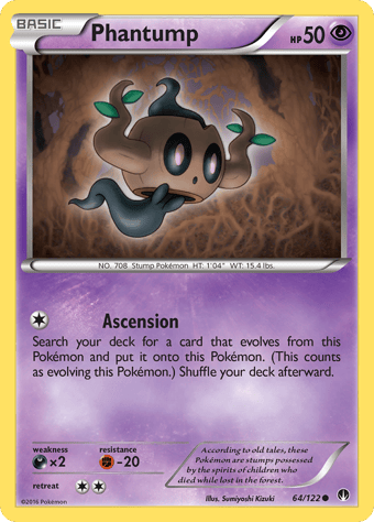 Phantump BREAKpoint Pokemon Card
