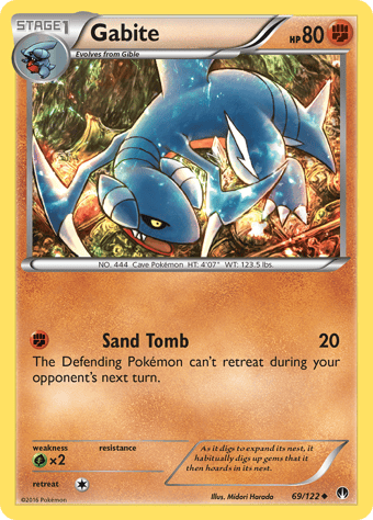 Gabite BREAKpoint Pokemon Card
