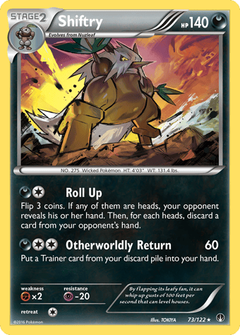 Shiftry BREAKpoint Pokemon Card