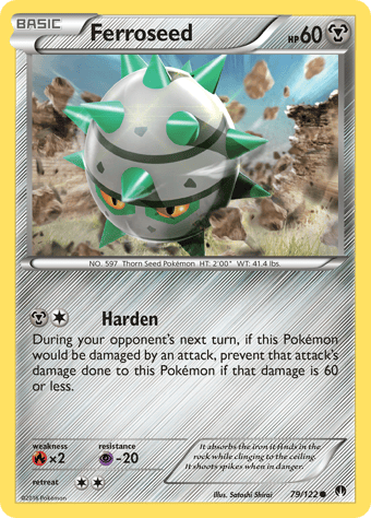 Ferroseed BREAKpoint Pokemon Card