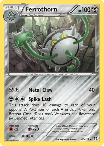 Ferrothorn BREAKpoint Pokemon Card