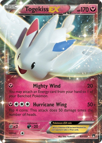 Togekiss-EX BREAKpoint Pokemon Card