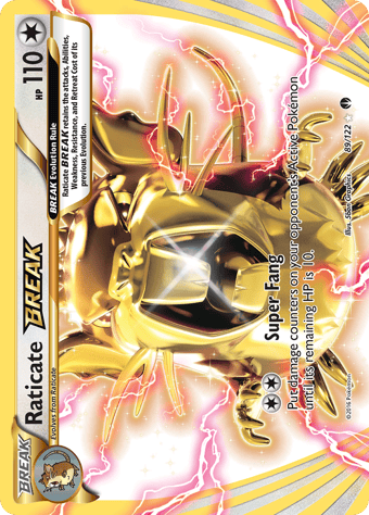 Raticate BREAK BREAKpoint Pokemon Card