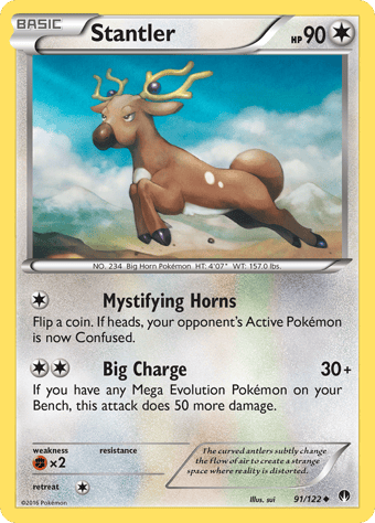 Stantler BREAKpoint Pokemon Card
