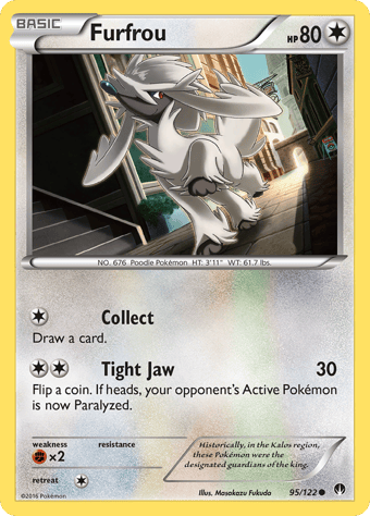 Furfrou BREAKpoint Pokemon Card