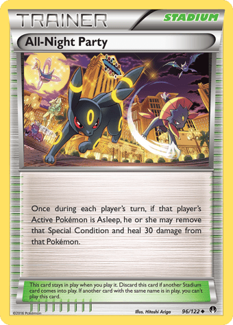 All-Night Party BREAKpoint Pokemon Card