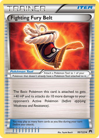 Fighting Fury Belt BREAKpoint Pokemon Card