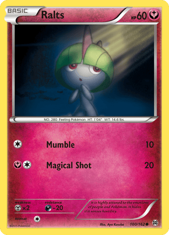 Ralts BREAKthrough Pokemon Card
