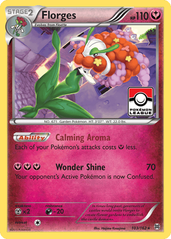 Florges BREAKthrough Pokemon Card