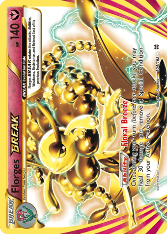 Florges BREAK BREAKthrough Pokemon Card