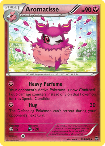 Aromatisse BREAKthrough Pokemon Card
