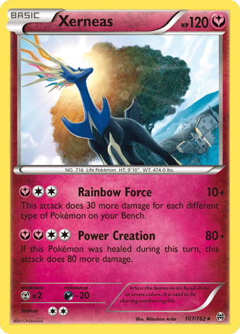 Xerneas BREAKthrough Pokemon Card