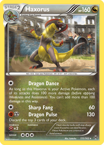 Haxorus BREAKthrough Pokemon Card