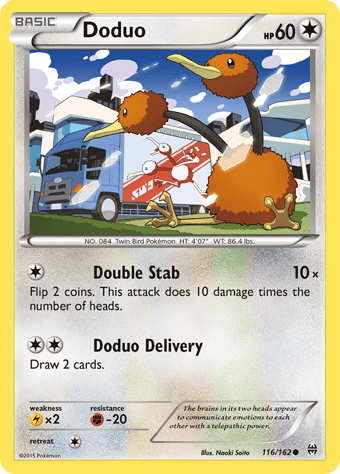 Doduo BREAKthrough Pokemon Card