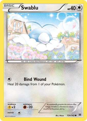 Swablu BREAKthrough Pokemon Card