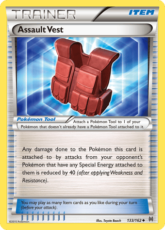 Assault Vest BREAKthrough Pokemon Card