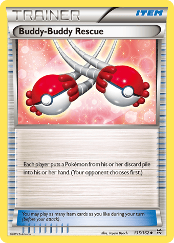 Buddy-Buddy Rescue BREAKthrough Pokemon Card