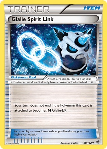 Glalie Spirit Link BREAKthrough Pokemon Card