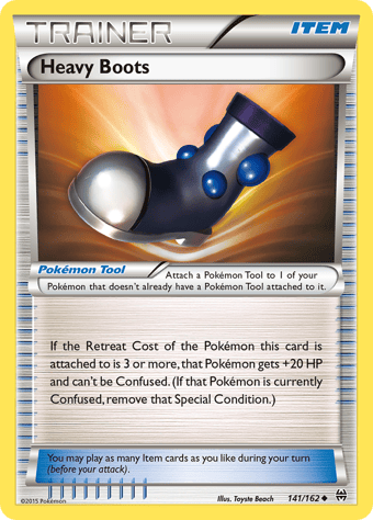 Heavy Boots BREAKthrough Pokemon Card