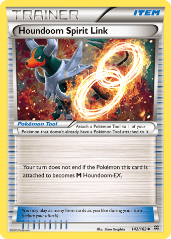 Houndoom Spirit Link BREAKthrough Pokemon Card