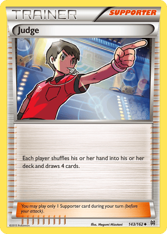 Judge BREAKthrough Pokemon Card