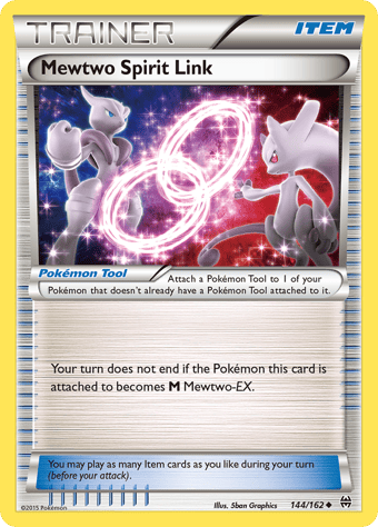 Mewtwo Spirit Link BREAKthrough Pokemon Card