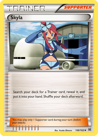 Skyla BREAKthrough Pokemon Card