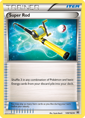 Super Rod BREAKthrough Pokemon Card