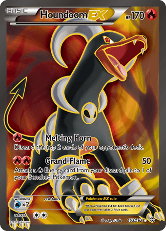 Houndoom-EX BREAKthrough Pokemon Card