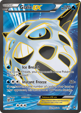 Glalie-EX BREAKthrough Pokemon Card