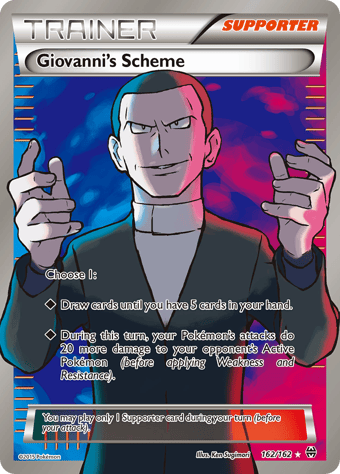 Giovanni's Scheme BREAKthrough Pokemon Card