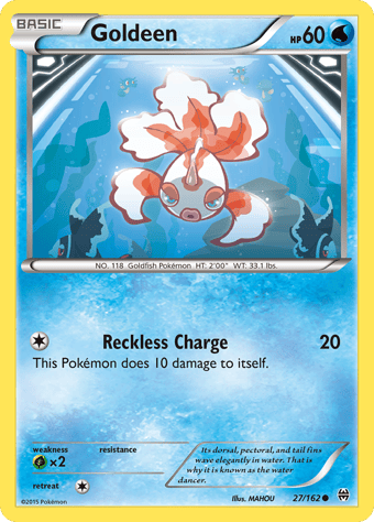 Goldeen BREAKthrough Pokemon Card