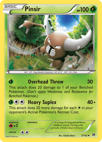 Pinsir BREAKthrough Pokemon Card