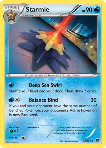 Starmie BREAKthrough Pokemon Card