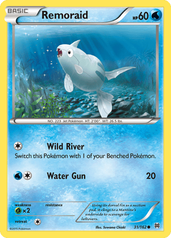 Remoraid BREAKthrough Pokemon Card