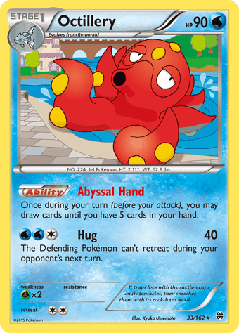 Octillery BREAKthrough Pokemon Card