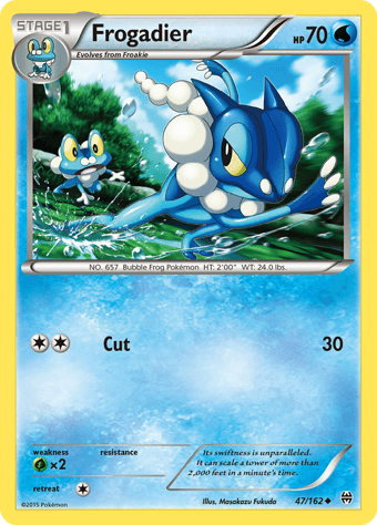 Frogadier BREAKthrough Pokemon Card