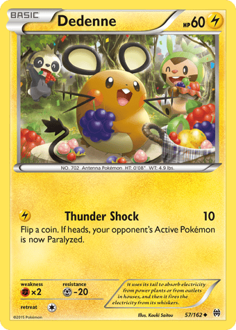 Dedenne BREAKthrough Pokemon Card