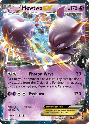 Mewtwo-EX BREAKthrough Pokemon Card