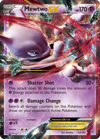 Mewtwo-EX BREAKthrough Pokemon Card